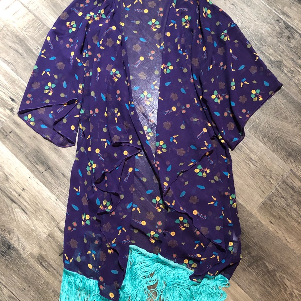 Printed Lularoe Monroe-Size L